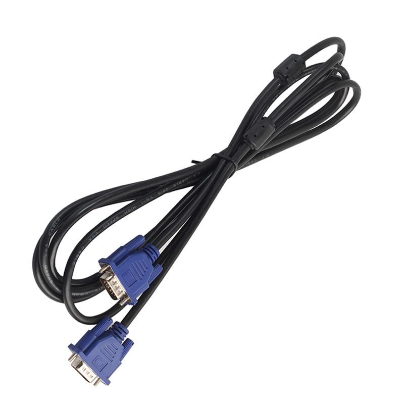 3 meter vga-kabel han til mand skærmkabel videoadapterkabel med ferritkerner til computer pc hdtv projektorskærm
