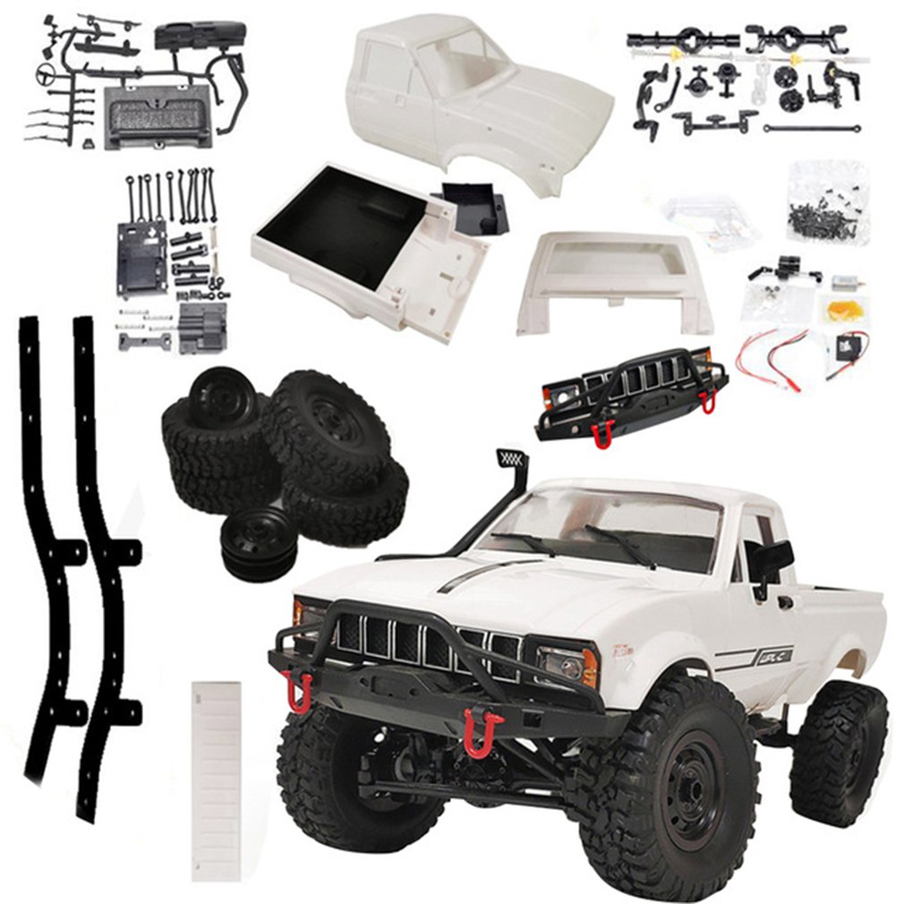 Wpl C24-1 Afstandsbediening Auto Volledige Schaal Vierwielaandrijving Off-Road Truck Kinderen Elektrische Afstandsbediening Auto model: C24-1 kit