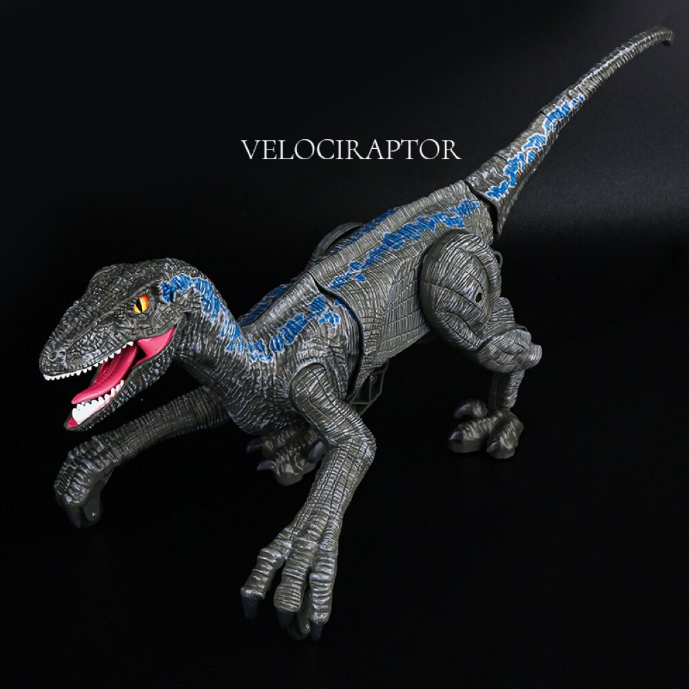 2.4G Rc Dinosaurus Intelligente Robot Dinosaurus Speelgoed Met Afstandsbediening Muziek Licht Speelgoed Elektrische Wandelen Dieren Speelgoed Voor Kinderen: Gray