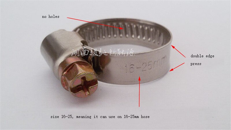 Stainless steel car hoop Germany style pipe clamp quick connector tubing clip hose clamp 2pcs