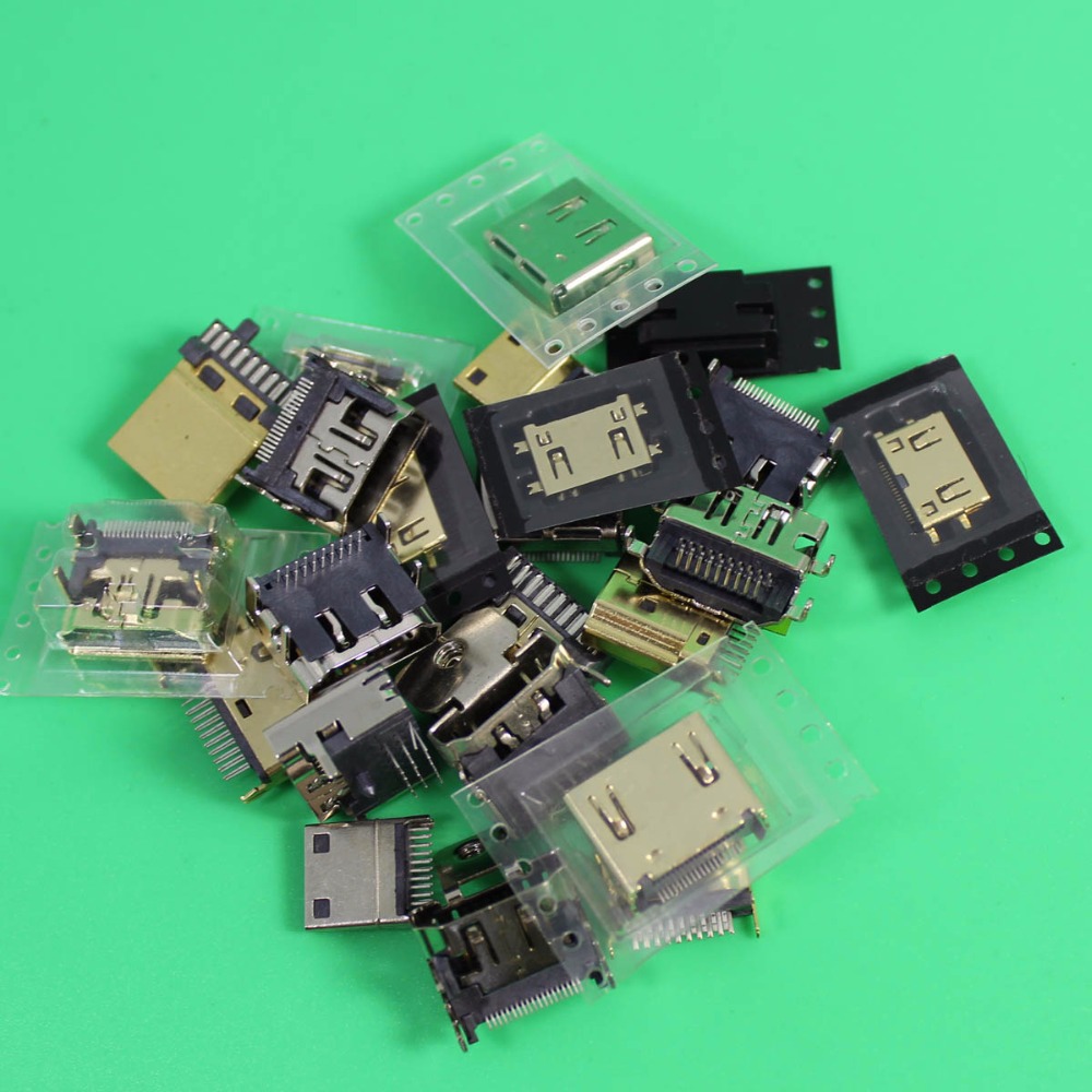 YuXi für HDMI Männliche Platte 19Stift Stecker Draht Lot für DIY Stecker