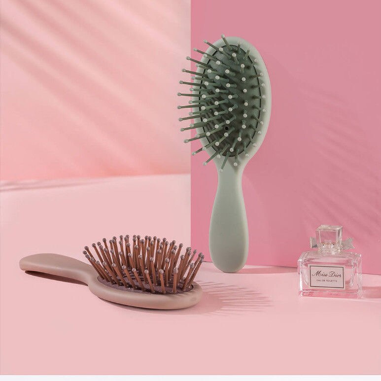 Freeship Mini Air Cushion Comb Travel Curly Hair Comb Home Air Cushion Massage Comb Home Men and Women Style Hair Rolling Comb