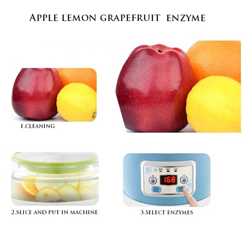 DMWD 1.6L Smart Automatic Electric Yogurt Maker DIY Home Pickle Cabbage Pot Fruit Enzyme Machine 2 Containers