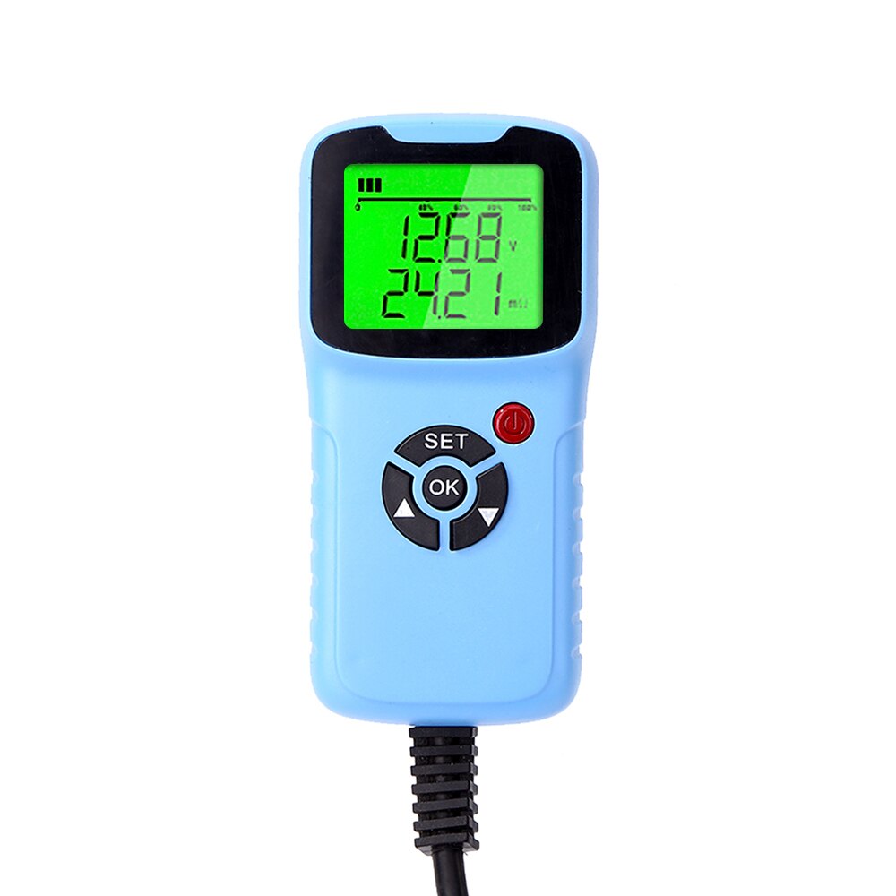 Car Battery Charger Tester Analyzer 12V 2000CCA Battery Voltage Test Charge Circuit Charge Tester Automatic Diagnosis