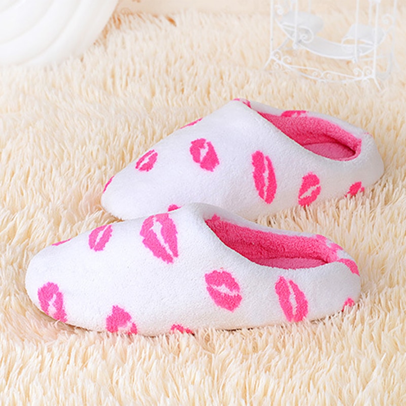 Inverno feminino casa chinelos sapatos dos desenhos animados não-deslizamento macio inverno quente casa chinelos interior quarto amantes casais sapatos de chão