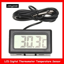 Accesorios para adornos de coche, medidor de temperatura Interior de coche con pantalla LCD Digital, herramientas, termómetro, Sensor de temperatura
