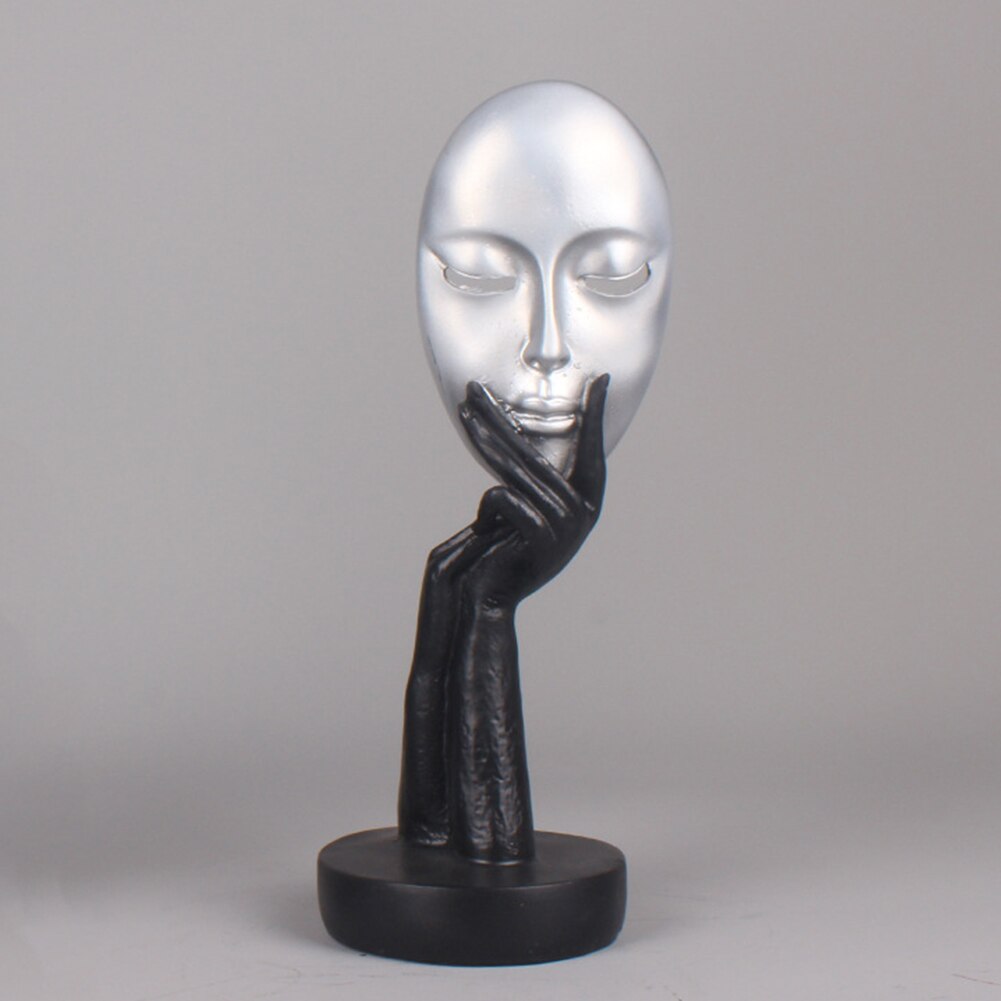 Abstrait visage humain modèle Statue résine Statues pour la décoration Sculptures Art artisanat bureau Sculpture bureau décor à la maison