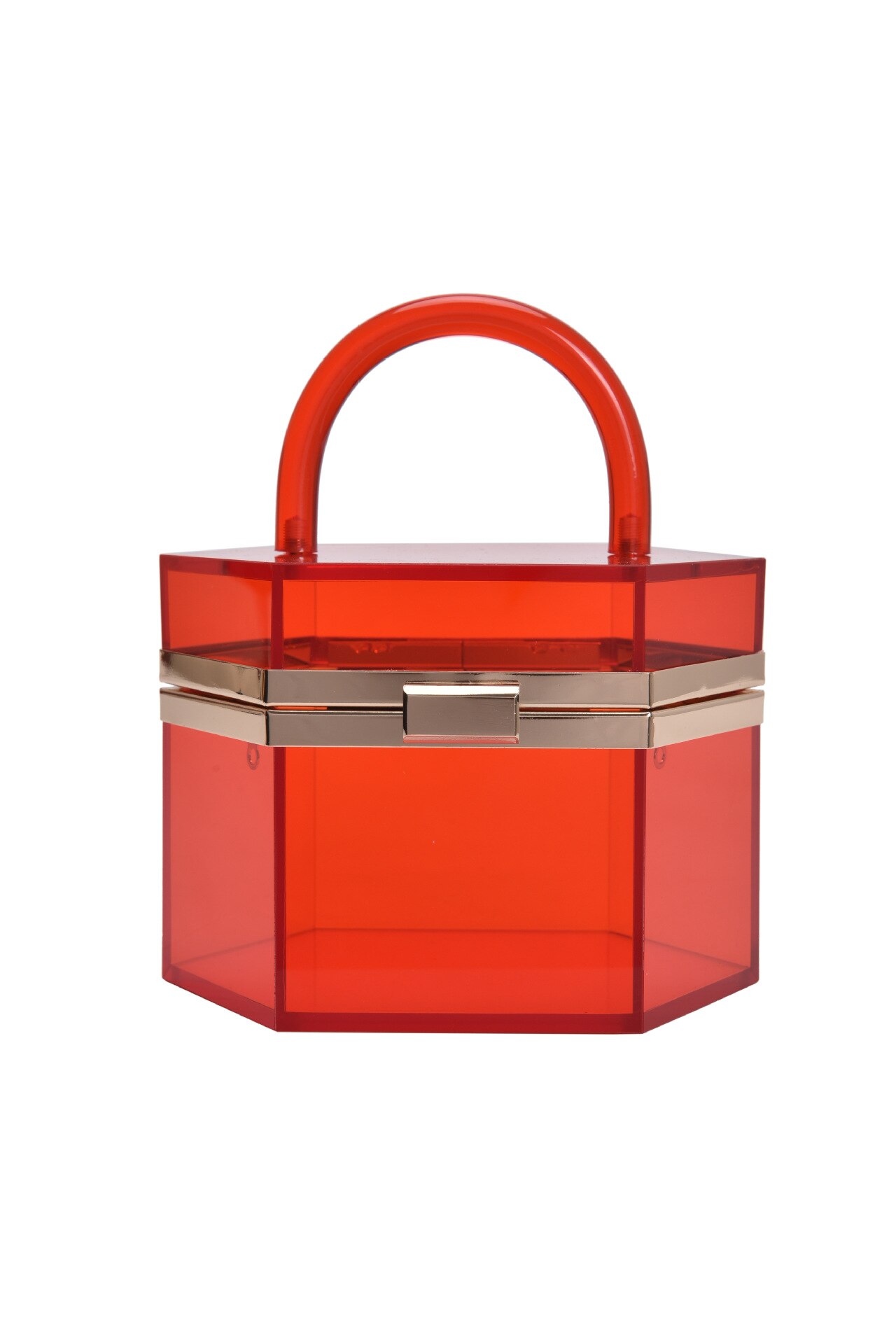 Herbst Und Winter Neue Transparente Handtasche Neue Handtasche Kupplung Partei Abendessen Tasche: verrotten