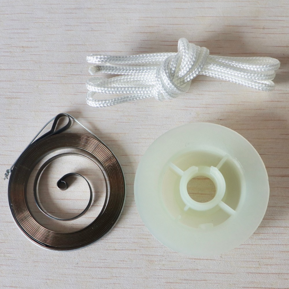 Kit de reparación de resorte de polea de arranque de retroceso para Zenoah Komatsu G2500, repuestos de motosierra de 25cc, 2500, chino