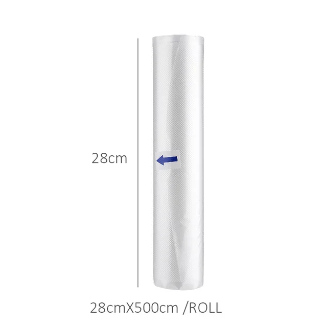 Haushalt Lebensmittel schoner Vakuum tasche Lagerung Taschen Maschine Film Versiegelung Vakuum Packer Saran wickeln Lebensmittel Frische Lange Halten 1 Rolle: 28cm