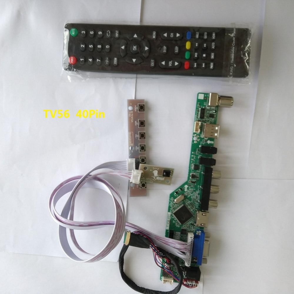 Sett til  lp140 wh 4/( tl )(n1) 14 " kontrollerkort vga fjernkontroll sjåfør usb hdmi 1366 x 768 40 pin lvds panel skjerm lcd ledet tv av