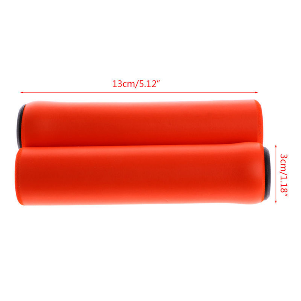 Mtb anti-skrid cykel blødt styr greb cover wrap komfortabel silikone mountainbike styr ærme
