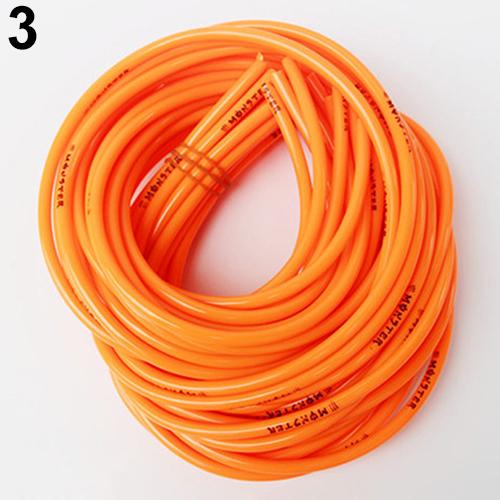 Yleismoottoripyörä 1m bensiini polttoaineletku kaasuöljyputki 5mm i /d 8mm o/d putki: Oranssi