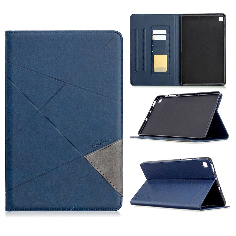 Case For Samsung Galaxy S6 Lite 10.4" SM-P610 SM-P615 Luxury Leather Stand Tablet Funda For Galaxy Tab S6 Lite Case P610 P615: 02 Dark Blue