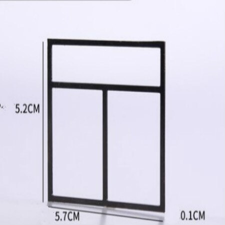 20 pz/lotto Architettura di Plastica 1:25 Bilancia Modello di Finestra Nella Costruzione di Progettazione Interna: 5