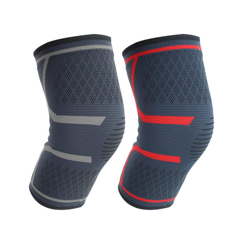 Rodilleras elásticas nailon deportes Fitness rodilleras equipo de Fitness rótula Brace Running baloncesto soporte para voleibol rodillera manga