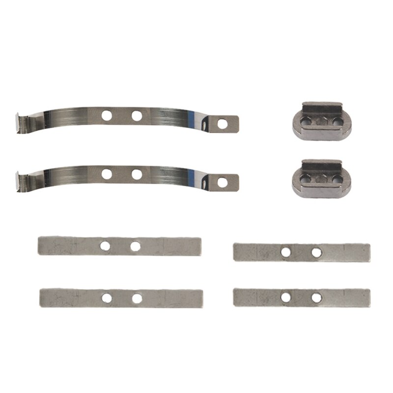 2 Pair Steel Shock Absorber Leaf Springs Suspension for WPL D12 B14 B24 B16 B36 RC Car Upgrade Parts: Titanium