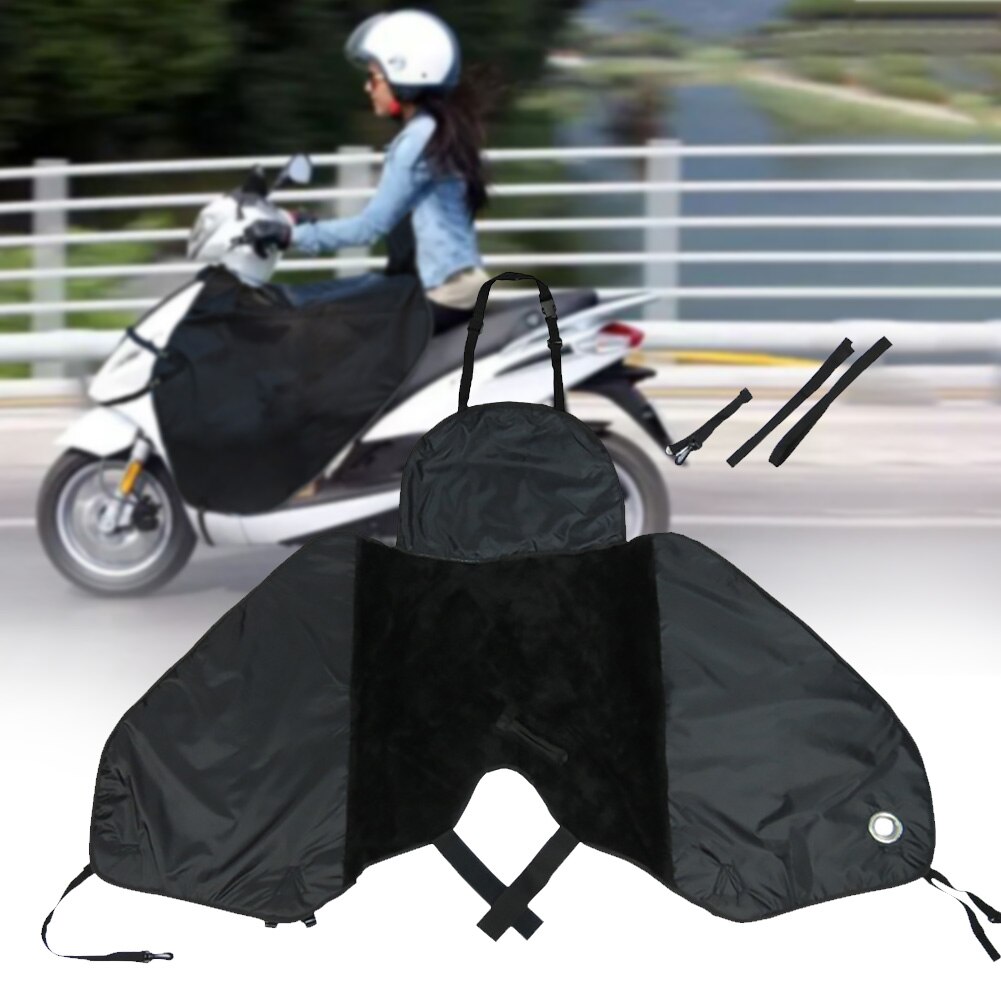 Waterdichte Zwarte Quilt Winddicht Slijtvaste Knie Warmer Scooters Universele Deken Winter Motorfiets Been Cover Voor Vespa Gts