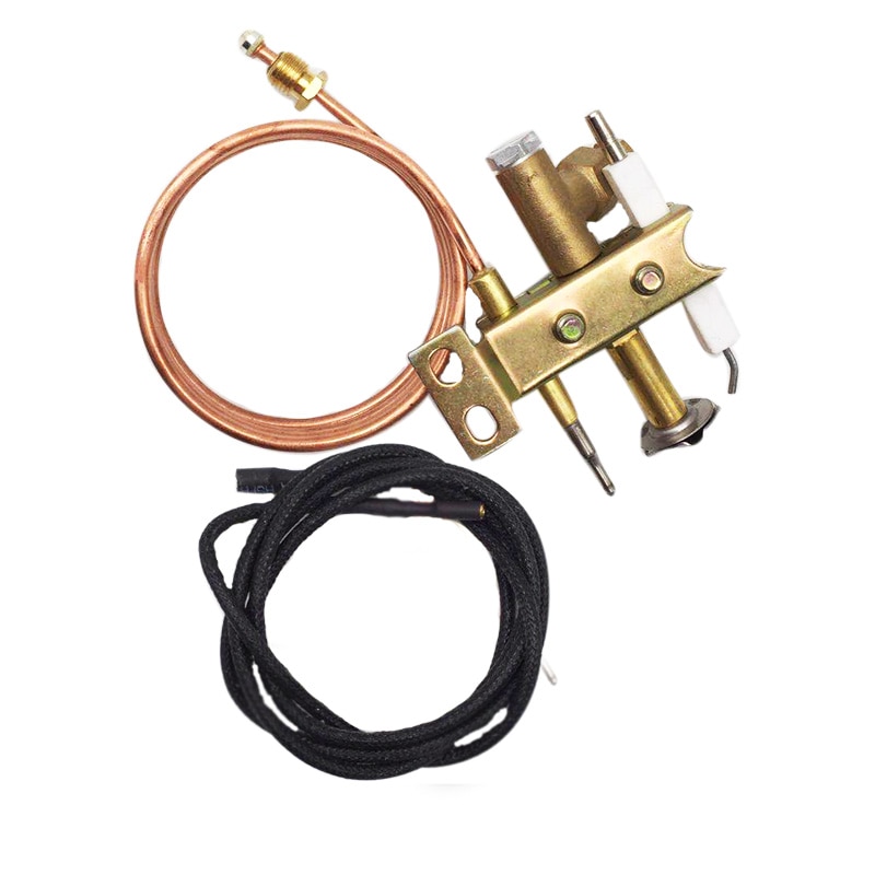 Friteuse à gaz EARTH STAR, brûleur pilote universel avec fil piézo de 900mm et filetage de thermocouple M9X1