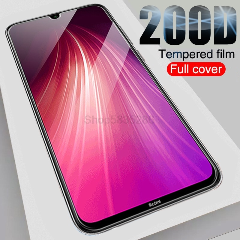 200d volledig scherm beschermglas op de redmi 9 9a 9c 8 8a 7 7a voor xiaomi redmi note 7 8 9 pro 8t 9s gehard glazen filmhoesje