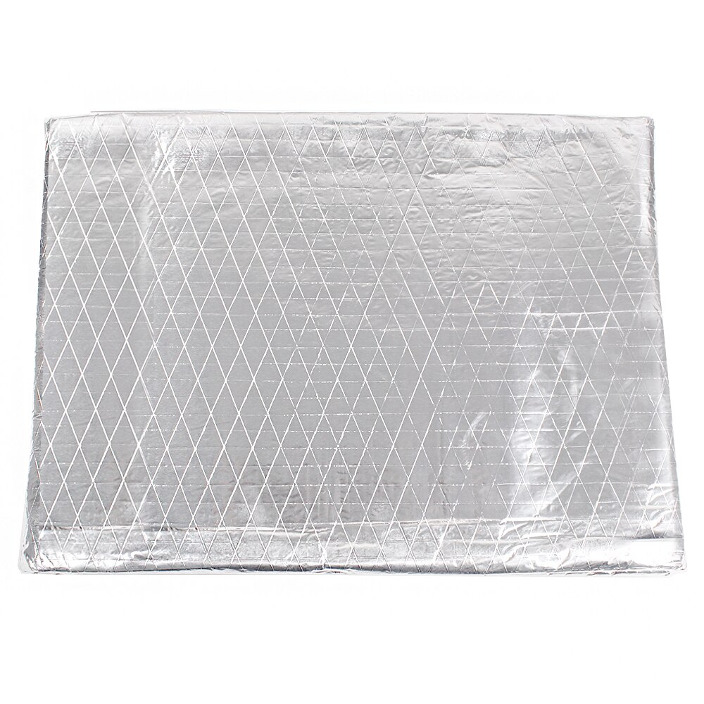 Car Hood Engine Firewall Heat Mat Deadener Sound Insulation Deadening Material Aluminum Foil Sticker 140cm x100cm RS3-ENL009