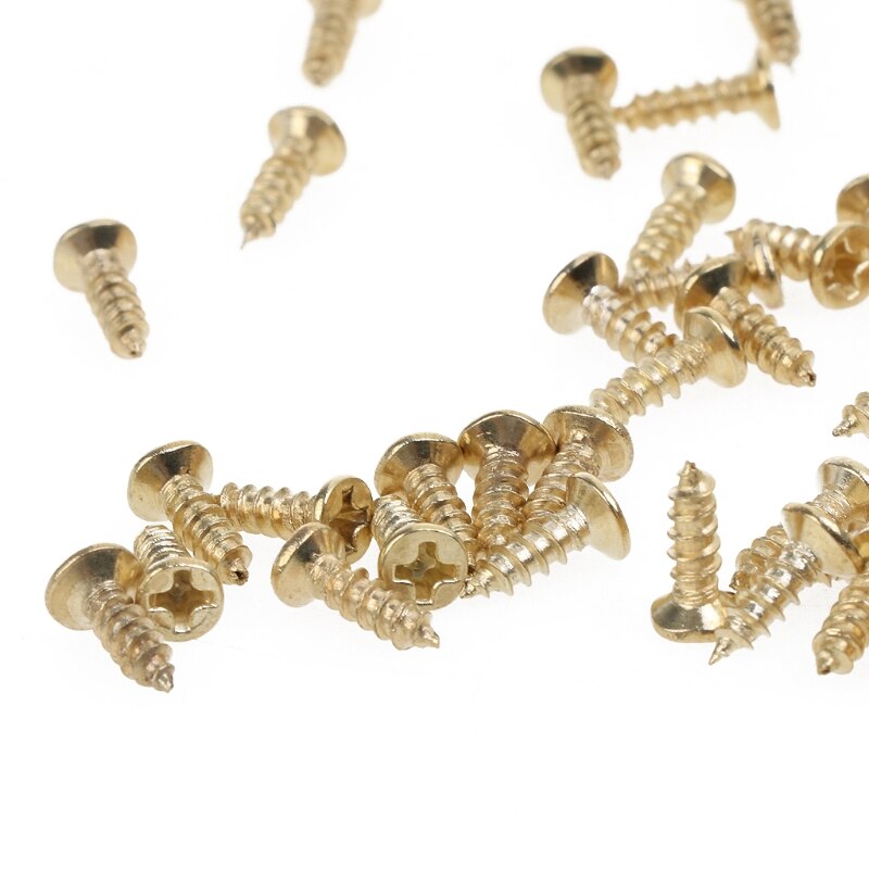 100Pcs Gouden Kleine D-Ring Foto Hanger Met Schroeven Frame Driehoek Ring Hangers