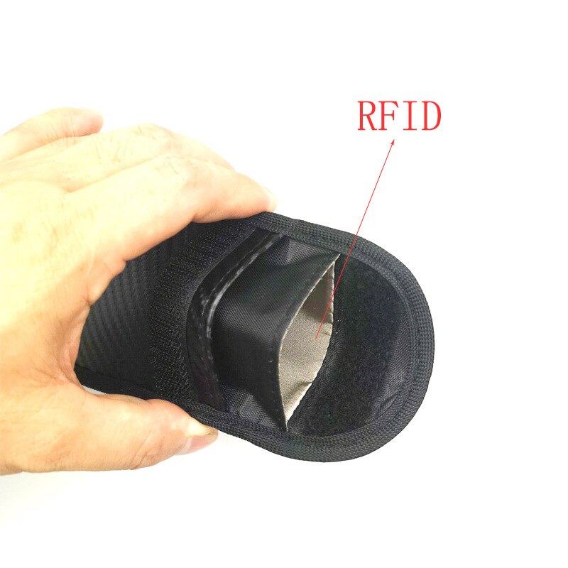Faraday Auto Schlüssel fob Blocker Schutz Kreditkarte RFID Signal Abschirmung Anti-Scannen Schlüssel fallen für Privatsphäbetreffend Schutz Tasche1044