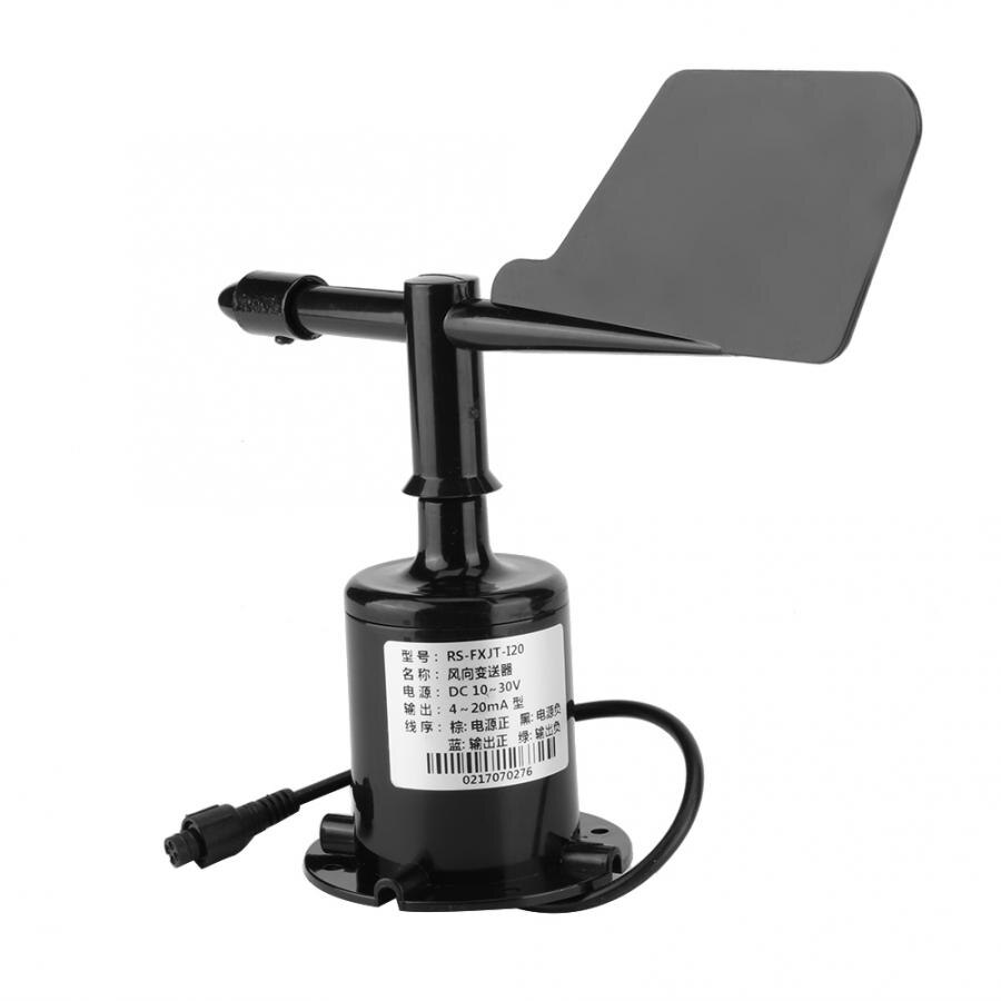 DC10-30V Wind Speed Sensor 4-20mA 8 Indication Directions Polycarbonate Wind Speed Sensor Anemometer Speed Measuring Tool