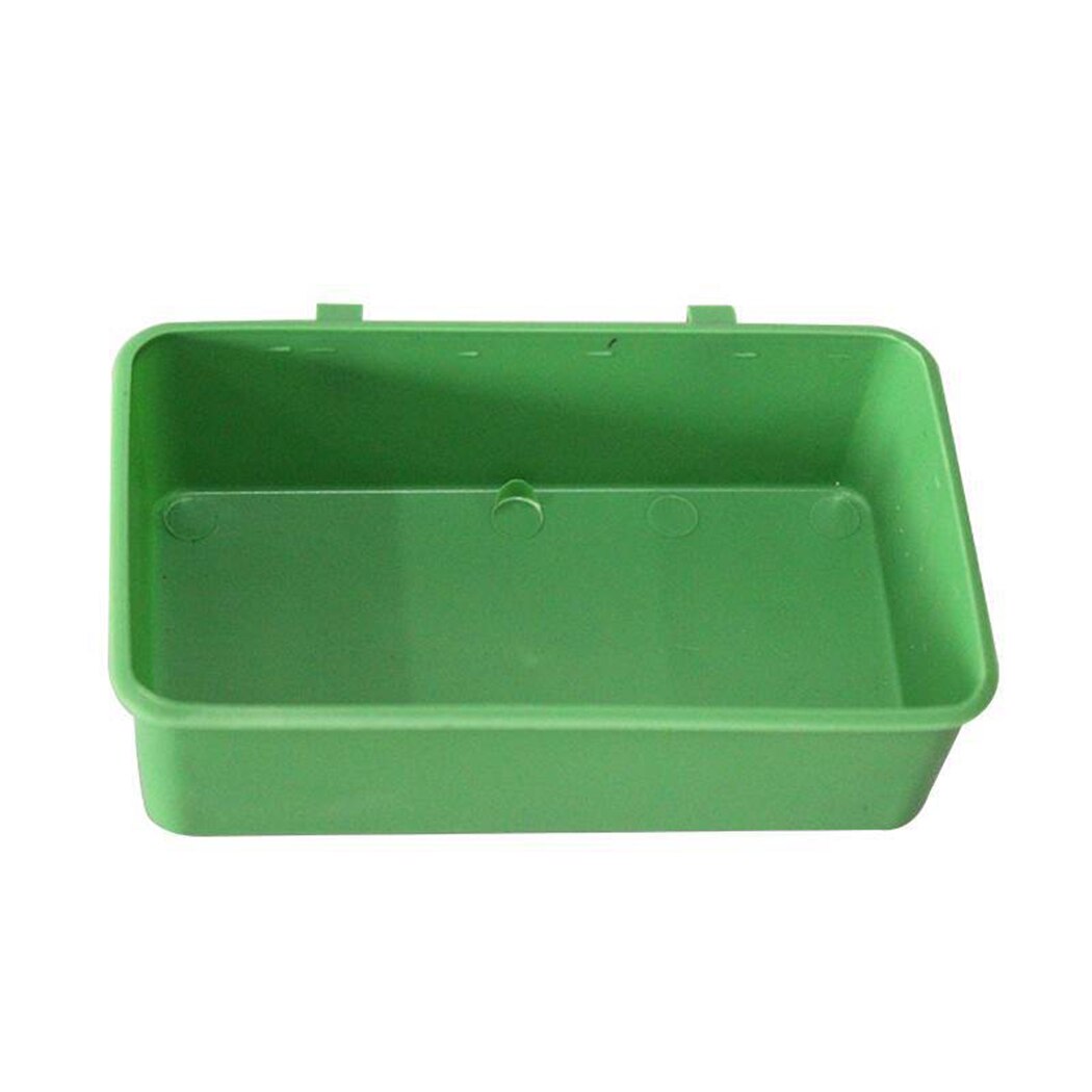 Plastic Bird Bath Tub Parrot Shower Bathtub Bird Food Bowl for Cage Bird Feeders Small Bird Parrot Cage Bird Toys