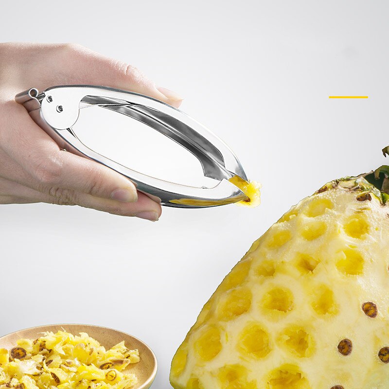 Clip de piña de acero inoxidable 304, cuchillo abridor de ojos, Pedicel de tomate, herramienta de cocina