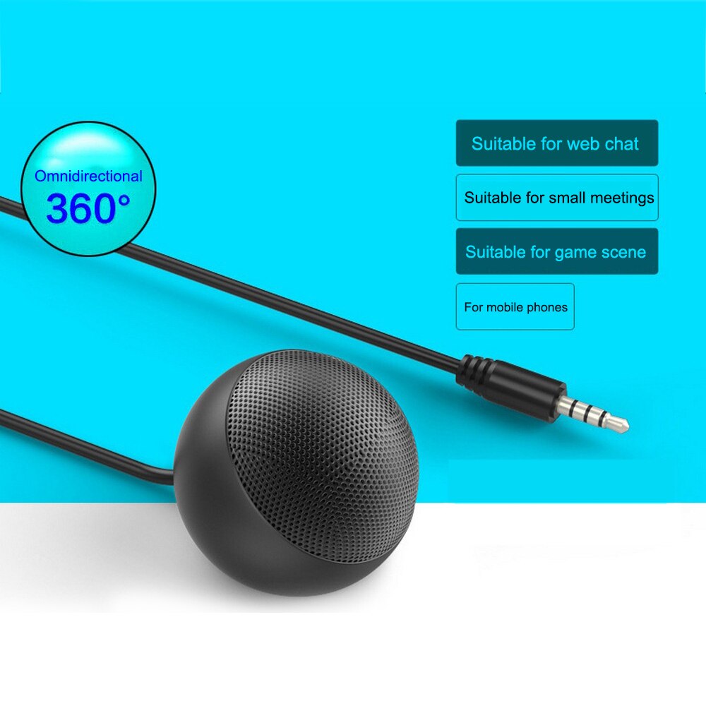 Solapa de solapa con Clip de 3,5mm, micrófono externo para PC y portátil, novedad