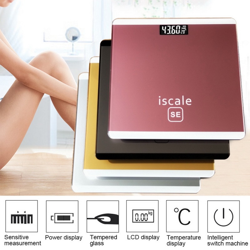 Bathroom Scales Accurate Smart Electronic Digital Weight Home Floor Health Balance LED Digital Bathroom Weight Scale