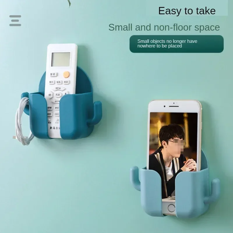 Wand Halterung Telefon Halter Lagerung Box Fernbedienung Handy Lade Stecker Wand Halter Dusche Bett Schlafzimmer Multifunktions Ständer