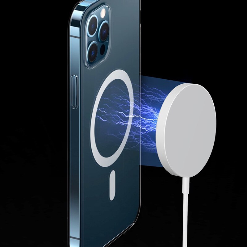 Chargeur magnétique sans fil 15W, coussinet de charge rapide à Induction, pour IPhone 12, 12Pro, 12 ProMax, Samsung, Xiaomi