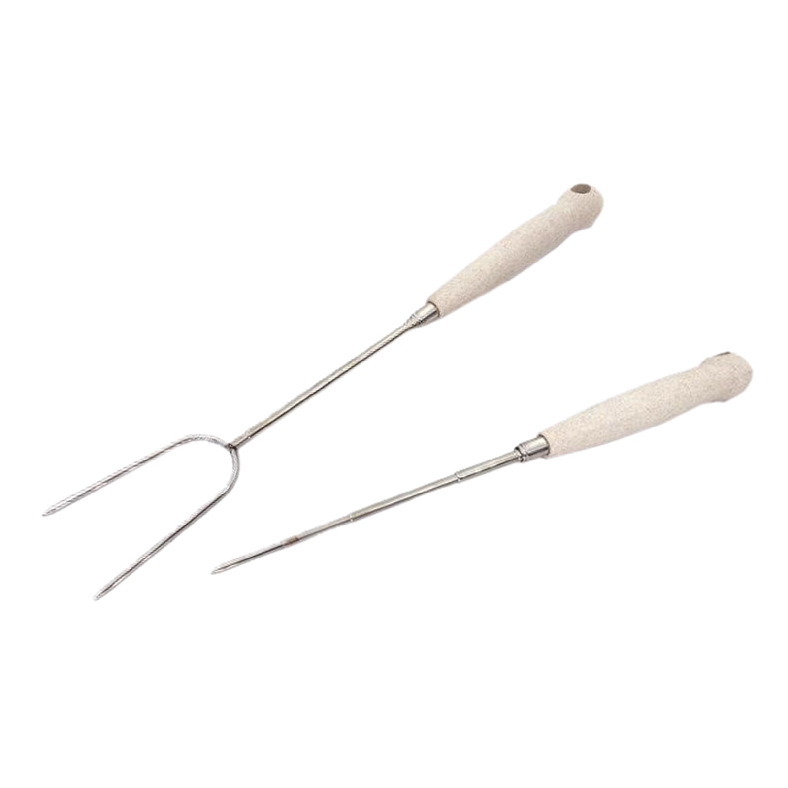 Roasting Sticks Long Telescoping BBQ Barbecue Forks BBQ Bonfire