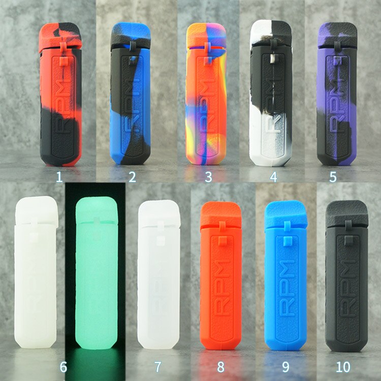 Vape Protective Silicone Skin Sleeve Cover Shield Wrap gel for SMOK RPM40 Pod Kit fit SMOKTECH RPM 40 10 styles