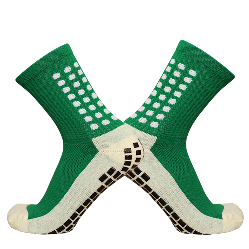 Mens Womens Heel Shield Pattern soccer Socks Sports Square Silicone Non-Slip Football Socks calcetines antideslizante futbol: Yellow