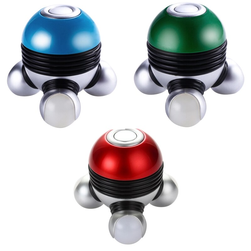 Krachtige Mini Elektrische Massager Vibrator Draagbare Full Body Vibrerende Massage Met Led