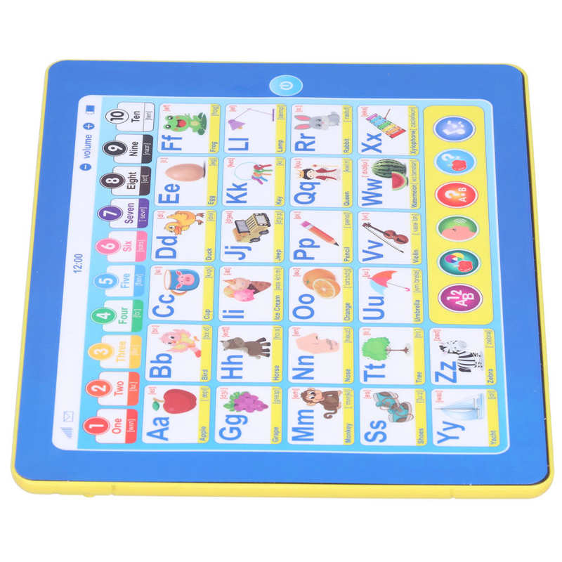 Kids Kind Engels Educatief Leren Vaardigheid Tablet Verjaardag Speelgoed Accessoire