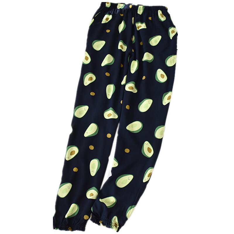 Cotton Woman Pajamas Loose Printing Sleeping Pants Sleep Bottoms Woman Pajamas Bottoms Sleep Pants Pyjama Trouser Homewear