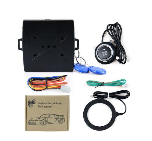 Car Alarm Remote Control Car Keyless Entry Engine Start Alarm System Push Button Remote Starter Stop Auto: Type1
