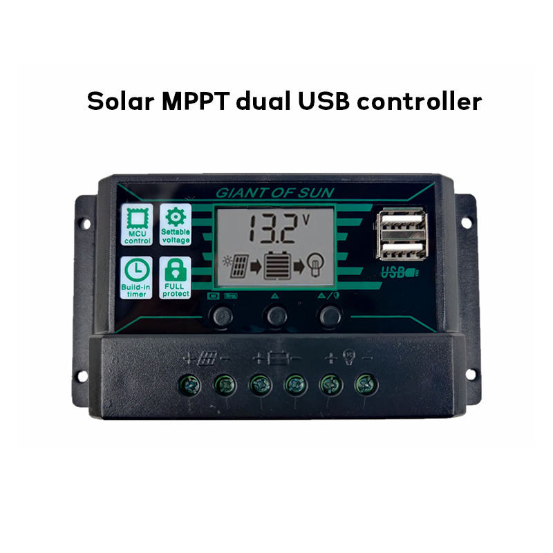 Fotovoltaïsche Panel Mppt Dual Usb Controller Spanningsregeling Bescherming Oplaadbare Lithium Batterij