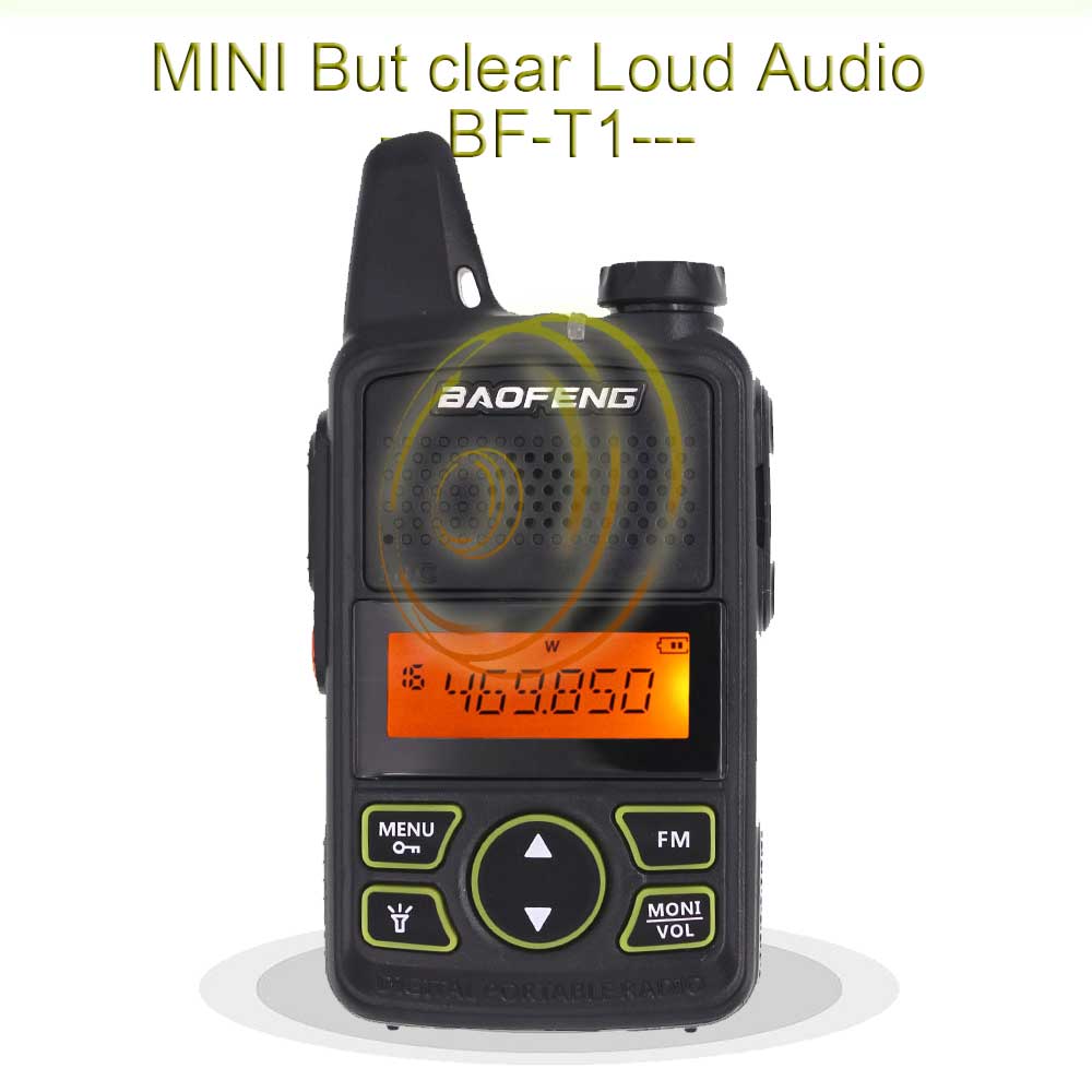 Baofeng BF-T1 Mini Twee Manier Radio Walki Talki Fm Cb Handheld Transceiver BF-T1 Walkie Talkie Uhf 400-470Mhz 20CH Kids Speelgoed