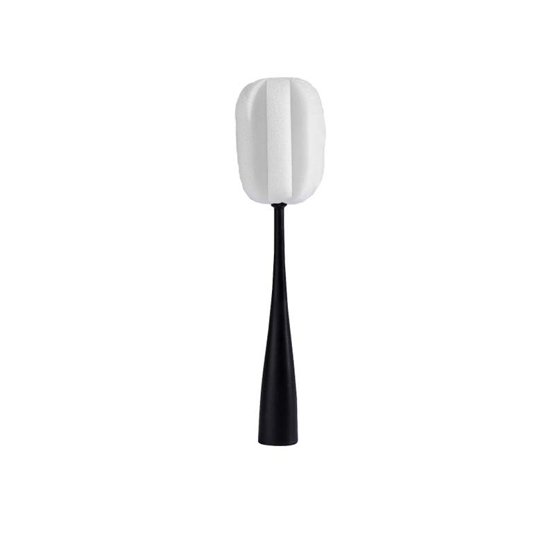 Garrafa de bebê escova de limpeza esponja escova de garrafas de leite do bebê esfregando ferramenta de limpeza de silicone cozinha cleaner para lavar a limpeza: Black