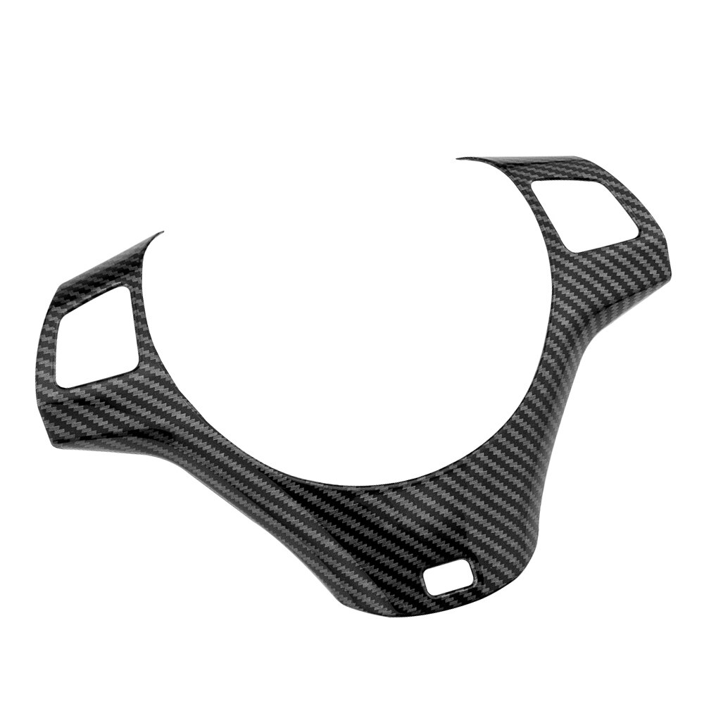 Cubierta decorativa para Panel de volante de coche, pegatina de moldura de fibra de carbono para BMW Serie 1, 3, E87, E90, E92, E93, 2005 -