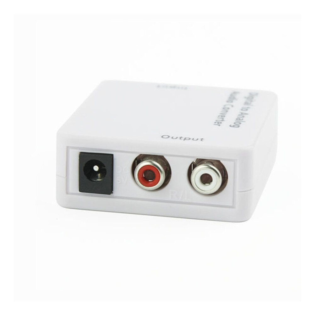 Optische Coaxiale Thuis Draagbare Toslink Praktische Adapter Digitaal Naar Analoog Decoder Connector Accessoires Duurzaam Audio Converter