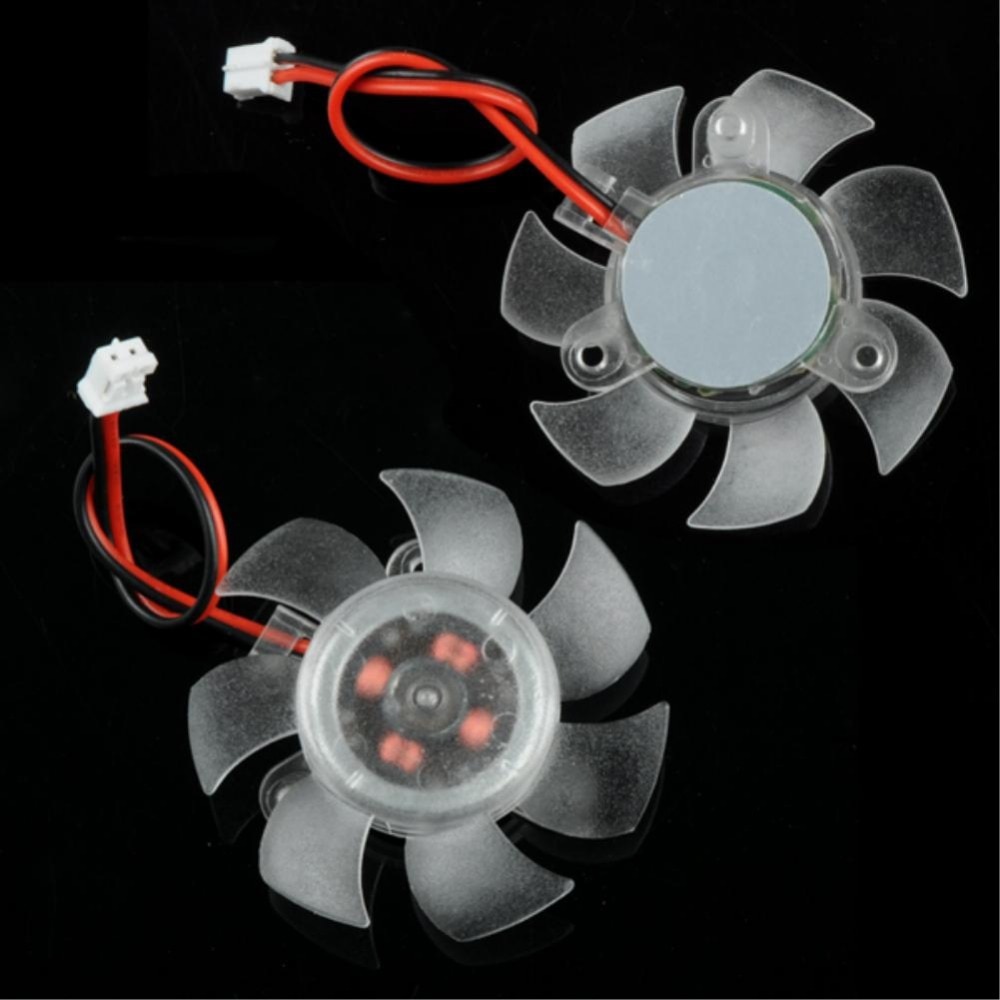 PC Computer Kühlung 45mm Fan 12V 2 Stift 7 Klingen PC VGA Grafik Grafikkarte Kühlkörper Kühler Fan