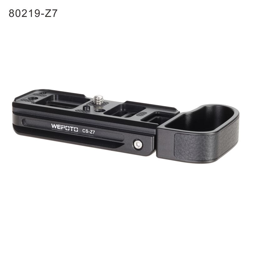 Wepoto  z7 grepp kamera snabbkoppling platthandtag kompatibel med nikon  z5 z6 z6ii z7 z7ii: 80219-z7