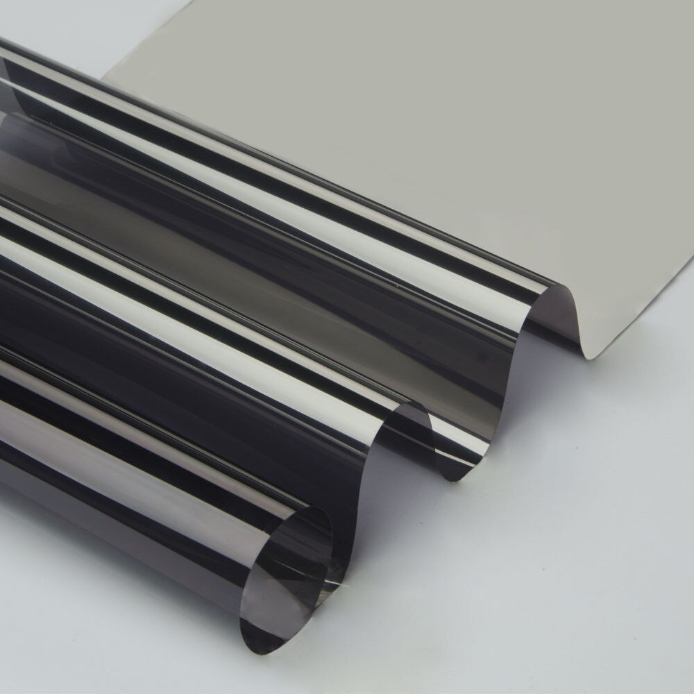 Grey&Silver One Way Mirror Solar Tint Waterproof Window Film Insulation Sticker UV Rejection Privacy Windom Tint Home Decoration