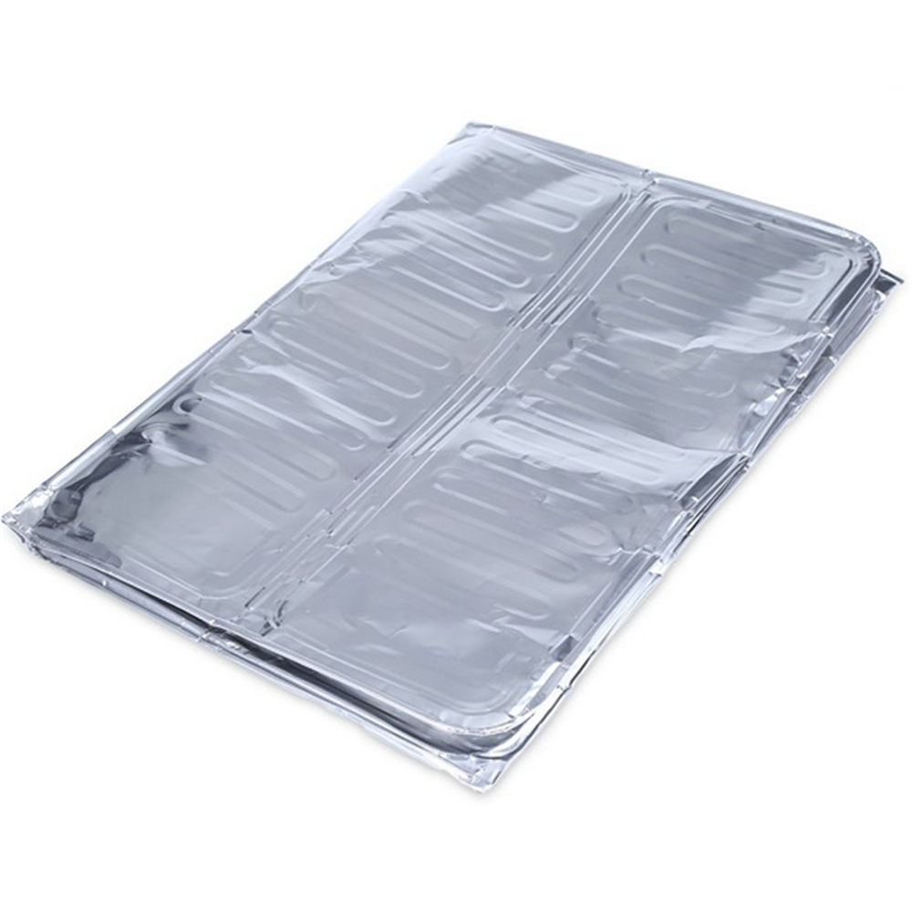 1 st oljeblock kök gasspis baffel fett folie isolering stänkplatta matlagning baffel stanniol skiva aluminium kokkärl